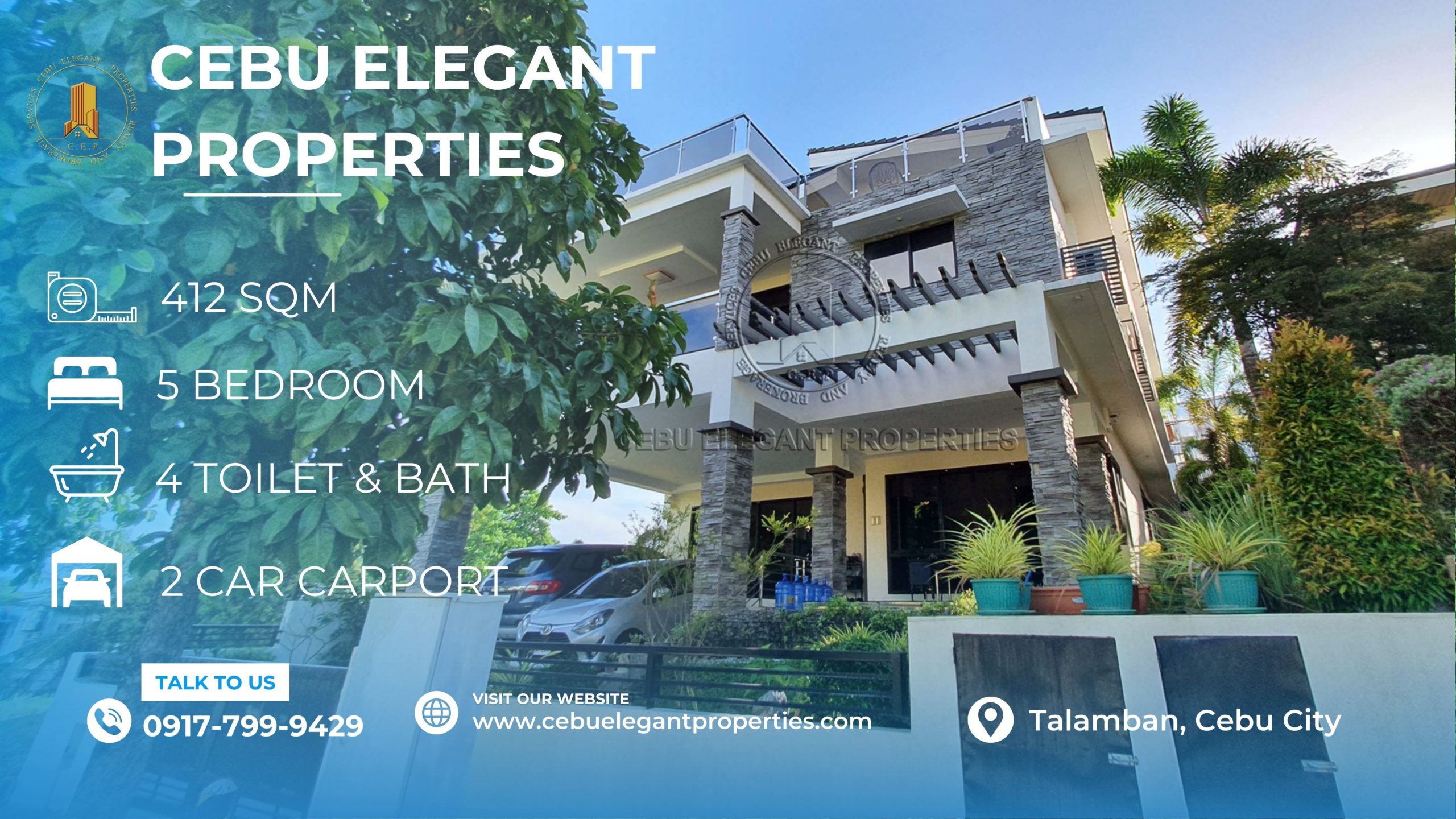 House and Lot for Sale Inside A Gated Community in Talisay City, Cebu