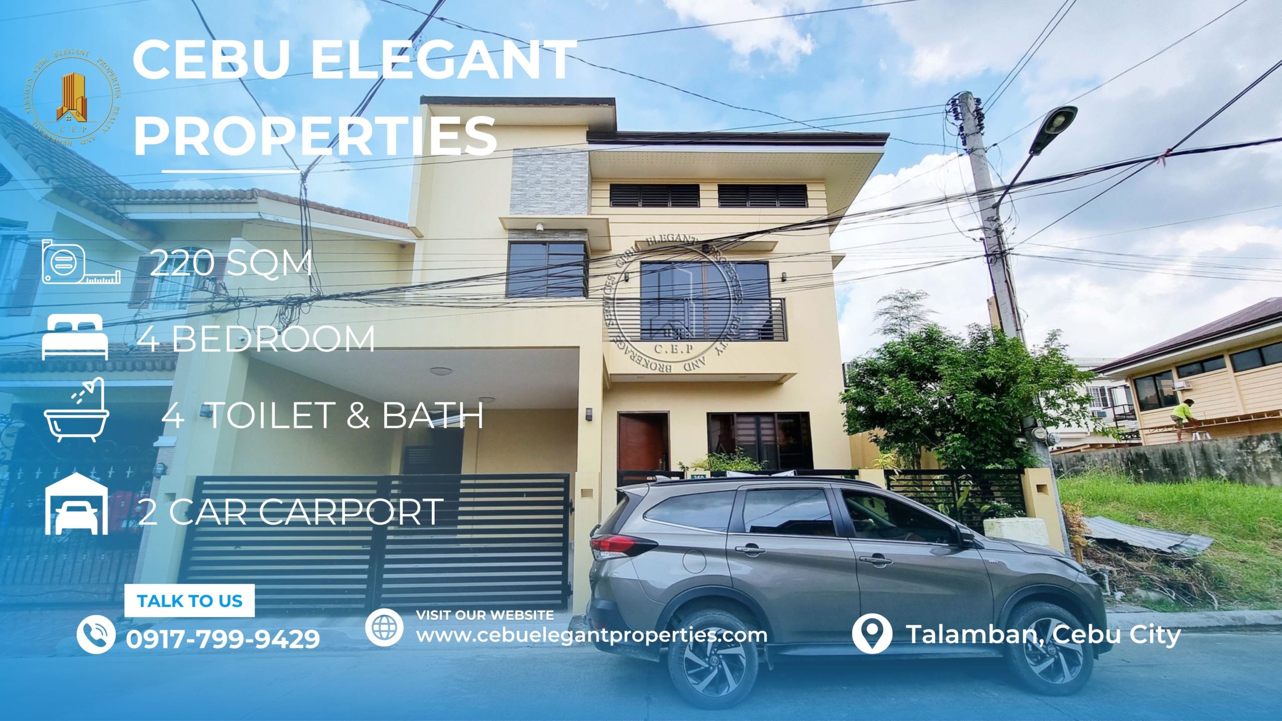 4 Bedroom House and Lot for Sale in Talamban, Cebu City