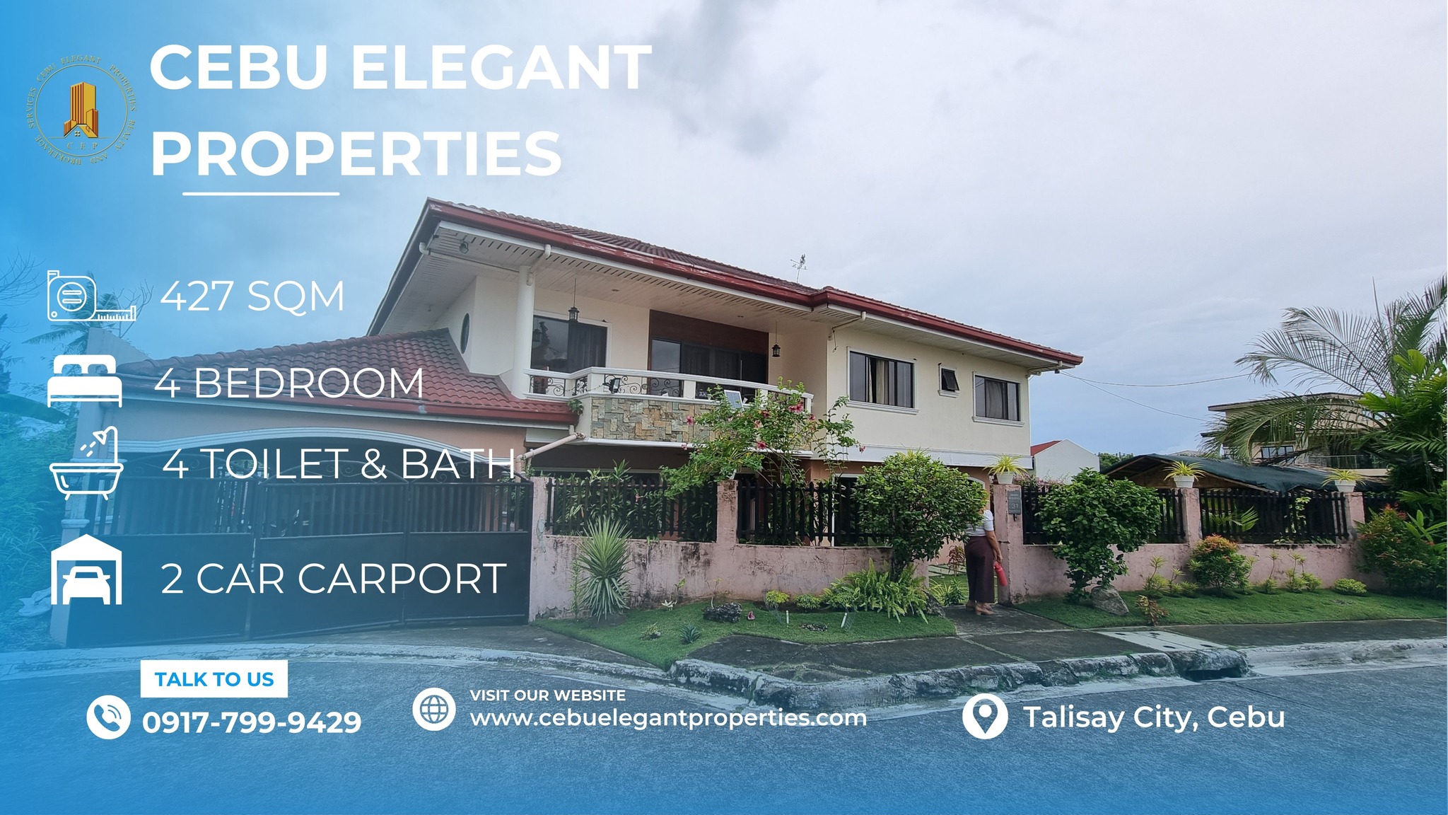 Spacious 4 Bedroom House and Lot for Sale in Talisay City, Cebu