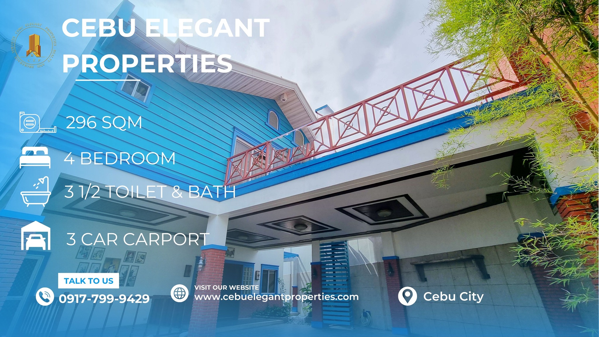 4 Bedroom Beautiful Corner House and Lot in Cebu City