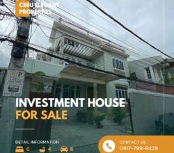 Prime Investment Opportunity! House and Lot for Sale in Cebu City with Two Modern Buildings