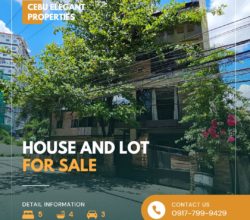 Spacious and Luxurious Corner House and Lot for Sale in a Prime Location